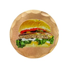 Sunfish Cheeseburger Forged Copper Golf Ball Marker