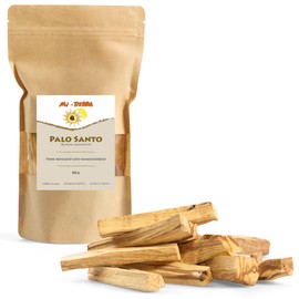 Mi-Tierra Action Premium Palo Santo Incense Sticks Incense Wood - Sacred Wood Bursera Graveolens Certified Original from Peru - Incense Holy Wood - 100% Natural (50 g Split)