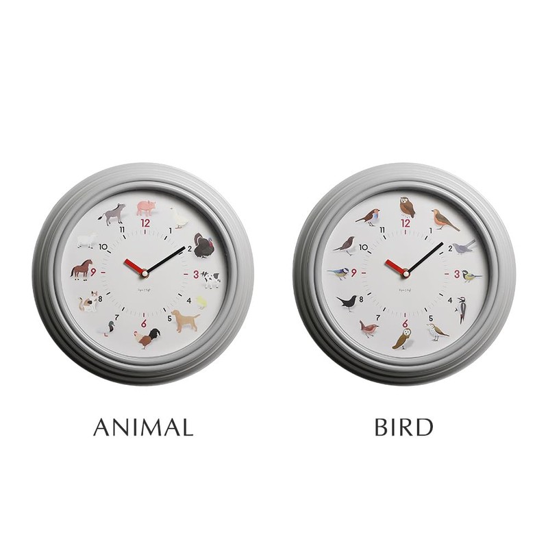 Animals Birds Call Alarm Clock Wall Clock TICKY TACKY CLOCK