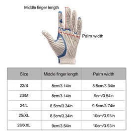 MiOYOOW Golf Glove, Breathable Golf Glove for Left Handers, Non-Slip, Breathable for Men