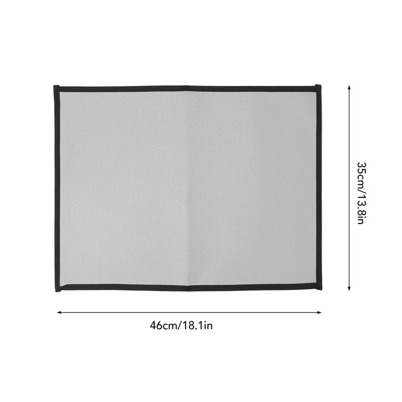 Fireproof Grill Pad Fiberglass Cloth Heat Resistant Foldable Square Fire