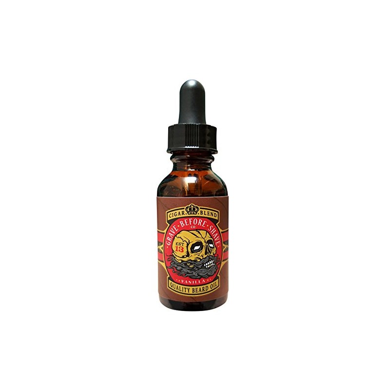GRAVE BEFORE SHAVE Cigar Blend Beard Pack (Cigar/Vanilla Scent)