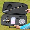 Sougayilang Telescopic Fishing Rod Reel Combos Portable Fishing Pole with