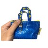 IKEA GLOBAL Key & Coin Purse KNOLIG Bag Small Blue
