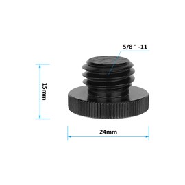 CAMVATE 1/4"-20 Female to 5/8"-11 Male Screw Adapter for Tripod Laser Level Adapter Bosch(Aluminum Alloy) - 3239