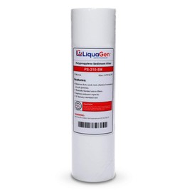 LiquaGen- 5 Micron Polypropylene Sediment Water Filter (2.5" x 10") Compatible for Any Standard RO Unit | Pack of 3 | Whole House Water Filter for Water Purifier's | Home Water Filter