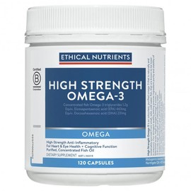 Ethical Nutrients Buy Ethical Nutrients High Strength Omega-3 120 Capsules Online