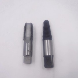 Unbranded Set of 1/2"-14 NPT Hand Tap & 1/2" Broken Screw Bolt Pipe Extractor