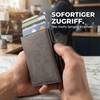 premitem Men's Small Mini Wallet Slim Wallet with Coin Compartment