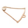 RunootPR Tie Clip, Gold, Funny Tie Clip Chain, Stylish, Wedding,