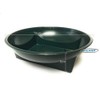 INERRA Square Round Bowls - Green Plastic Florist Flower Dishes
