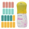 TRANOMOS 18 Pack Silicone Bottle Covers Travel Essentials for Women