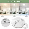 hykolity 2 Pack 12 Inch Selectable CCT LED Round Flat