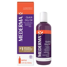 Mederma Mederma Quick Dry Oil, Scar and Stretch Mark Treatment, Helps to Improve the Appearance with Natural Botanical Extracts, Paraben Free, Fast-Absorbing, 3.4oz (100ml)