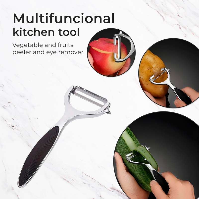Y-peeler, Peelers For Kitchen with a Sharp Blade and Eye
