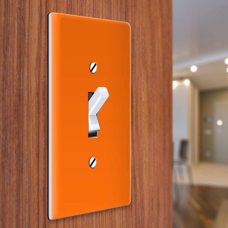 WIRESTER Single Gang Toggle Light Switch Plate/Wall Plate Cover -