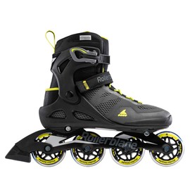 Rollerblade Macroblade 80 Men's Adult Fitness Inline Skate, Black and Lime, Performance Inline Skates
