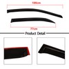 Side Window Deflectors Rain Guards Vent Window Visors for Toyota