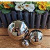 garten-wohnambiente Set of 3 Decorative Polished Stainless Steel Spheres, 15/10/5