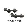 QCAA Solid Brass Dutch Door Bolt, 4", Classic Bronzed, 2