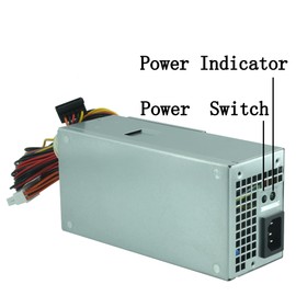 Ptcliss 250W H250AD-00 ATX Power Supply Unit PSU for DELL Optiplex 390 790 990 3010 DT Inspiron 530s 537s 540s 545s 546s 560s 570s 580s Vostro 200s 220s 230s 400s Studio 540s Slim DT Systems
