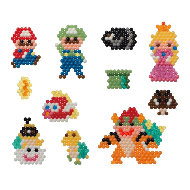 エポック(EPOCH) プラスチック 円形 アクアビーズ 別売り 【スーパーマリオ キャラクターセット】 AQ-234