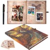124 Pages 9.4 * 8.3 Inch Scrapbook Photo Album,Retro Style