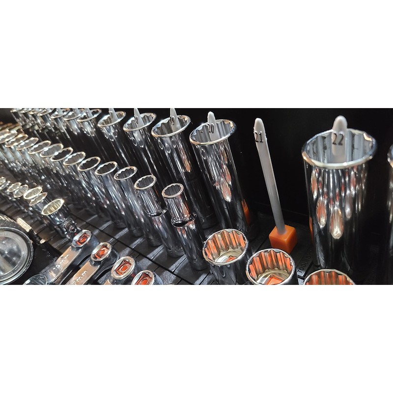 ToolBox Widget - Socket Organizers 1/4" | Includes 12 Modular