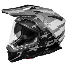 Castle X CX200 Liberty Dual Sport Helmet in Matte Charcoal, Size XX-Large