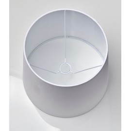 Adesso SH0024 White Uno Fitter Cream Textured Tapered Drum