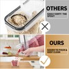 PRAKI Cereal Containers Storage Set (4L,135.2 Oz), 4PCS Airtight Food