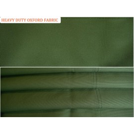 Softclub Replacement Swing Seat Cover Heavy Dudy 600D Oxford Fabric Garden Swing Chair Cover Outdoor Garden Hommock Chair Universal Fit for 2&3 Seater Swing Chair (138 * 48 * 48cm, Green)