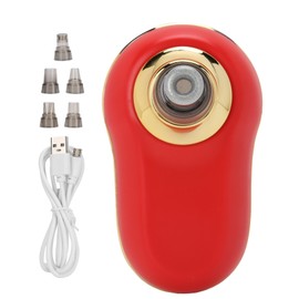 USB Charging Electric Blackhead Removal Machine Vacuum Suction Face Pore CleanerRed
