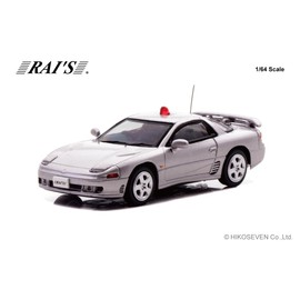 RAI'S H7640025 Mitsubishi GTO Twin Turbo (Z16A) Shizuoka Prefectural Police Traffic Got Team Vehicle (Silver Cover) Finished Minicar