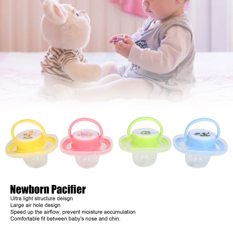 4Pcs Binkies Ultra Light Premium Silicone Safe Healthy Durable Quick
