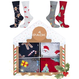 soxo Ladies Mens Christmas Socks Funny Gift 2 Sizes Available, Christmas Box 2, 40-45