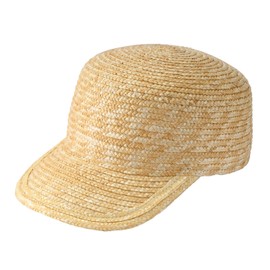 Tanaka Hat Shop Orel UK-H151 Orel Straw Hat Hat Cap Baseball Cap Short Brim Women's Men's Unisex Wheat Popular Made in Japan, natural, L