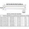 ZandN Closet Clothes Hanger Rail,Pull-Out Closet Rod,Pull Out Clothes Hanger