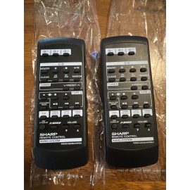 Sharp 2 SHARP SHELF MINI CD SYSTEM REMOTE CONTROL RRMCG0264AWSA CD-BA250 BA2650 copy