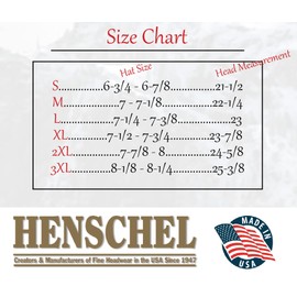 tbpersicwT Henschel Aussie Breezer Hat Made in USA, UPF50+, Packable, Boxed (Black, Medium)