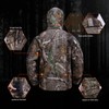 YEVHEV Hunting Jacket for Men Quiet Hunting Camouflage Clothing Hoodie