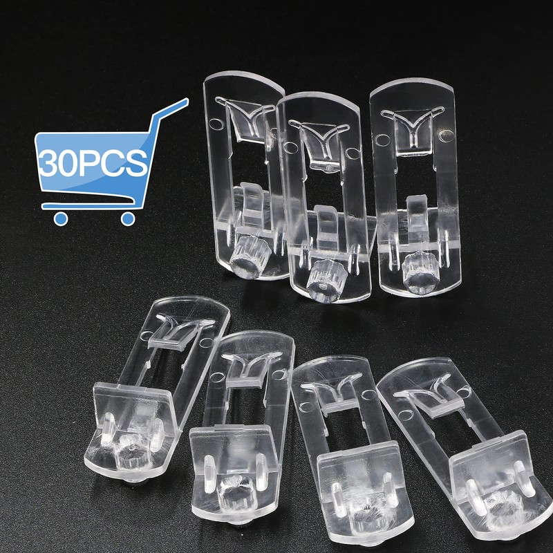 Jamiikury 30pcs Locking Shelf Pins – 5mm Cabinet Shelf Pegs,