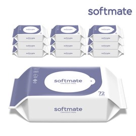 Sundungi biodegradable tissue soft mate 65 refillable 72 sheets 10 packs/w65R-01 / 순둥이  생분해물티슈 소프트메이트65 리필형 72매 10팩/w65R-01