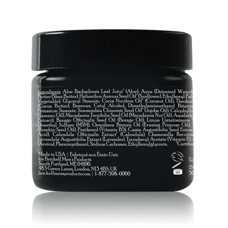 Brickell Men's Revitalizing Anti-Aging Cream For Men, Natural & Organic