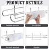 CroBlissful Paper Towel Holder for Wire Shelving 5'' D x