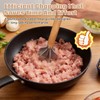 QAWRZZPR 6-Blade Stainless Steel Meat Masher & Meat Chopper -