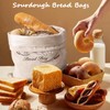 Consss Reusable Sourdough Bread Bag, 20" X 14" Linen Bread