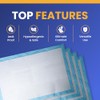 Bazaar 100 x Disposable Incontinence Bed Pads 40 x 60cm