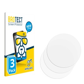 BROTECT Protective Glass for Umidigi Uwatch GT (Pack of 3) Protective Film Tempered Glass [Extremely Scratch-Resistant 9H, Anti-Fingerprint, Ultra Transparent]