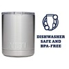 YETI Rambler 10 oz Lowball, Vacuum Insulated, Stainless Steel with